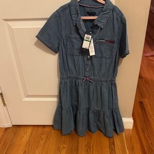 Tommy Hilfiger Blue Denim Kids Dress